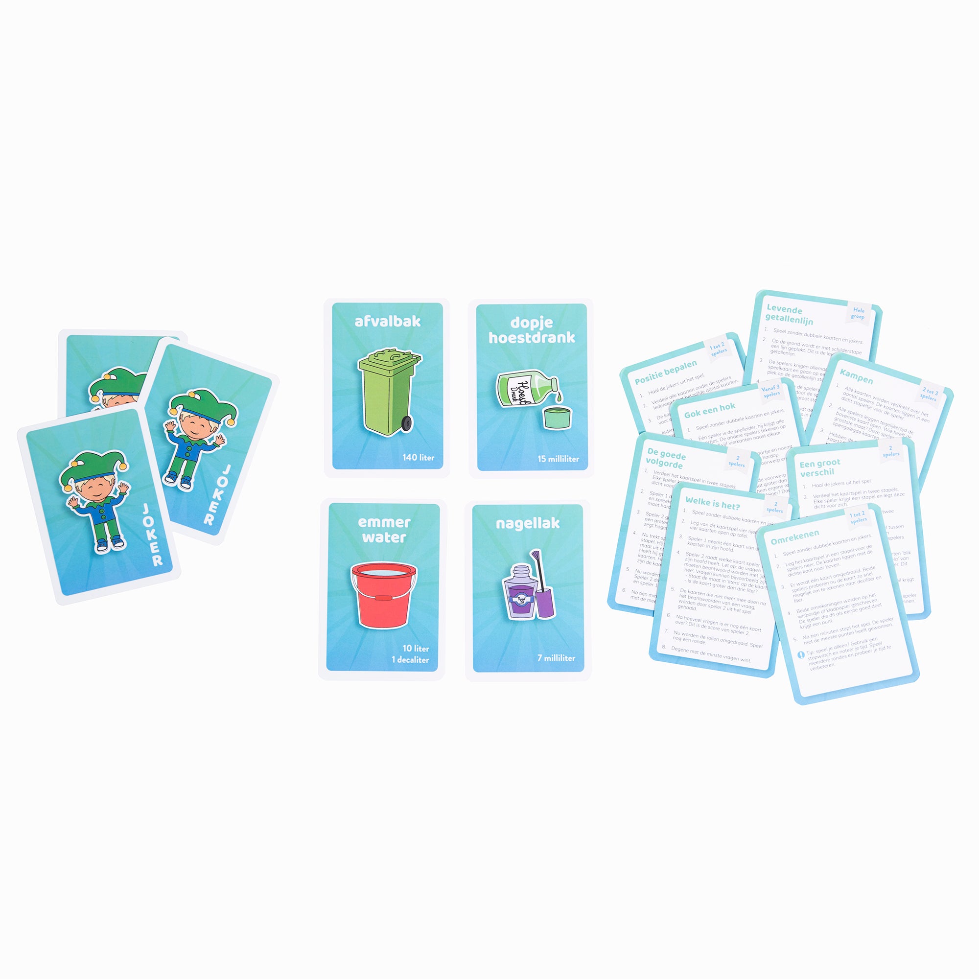 LDO Rekenen  –  Kaartspel meten  – set van 3