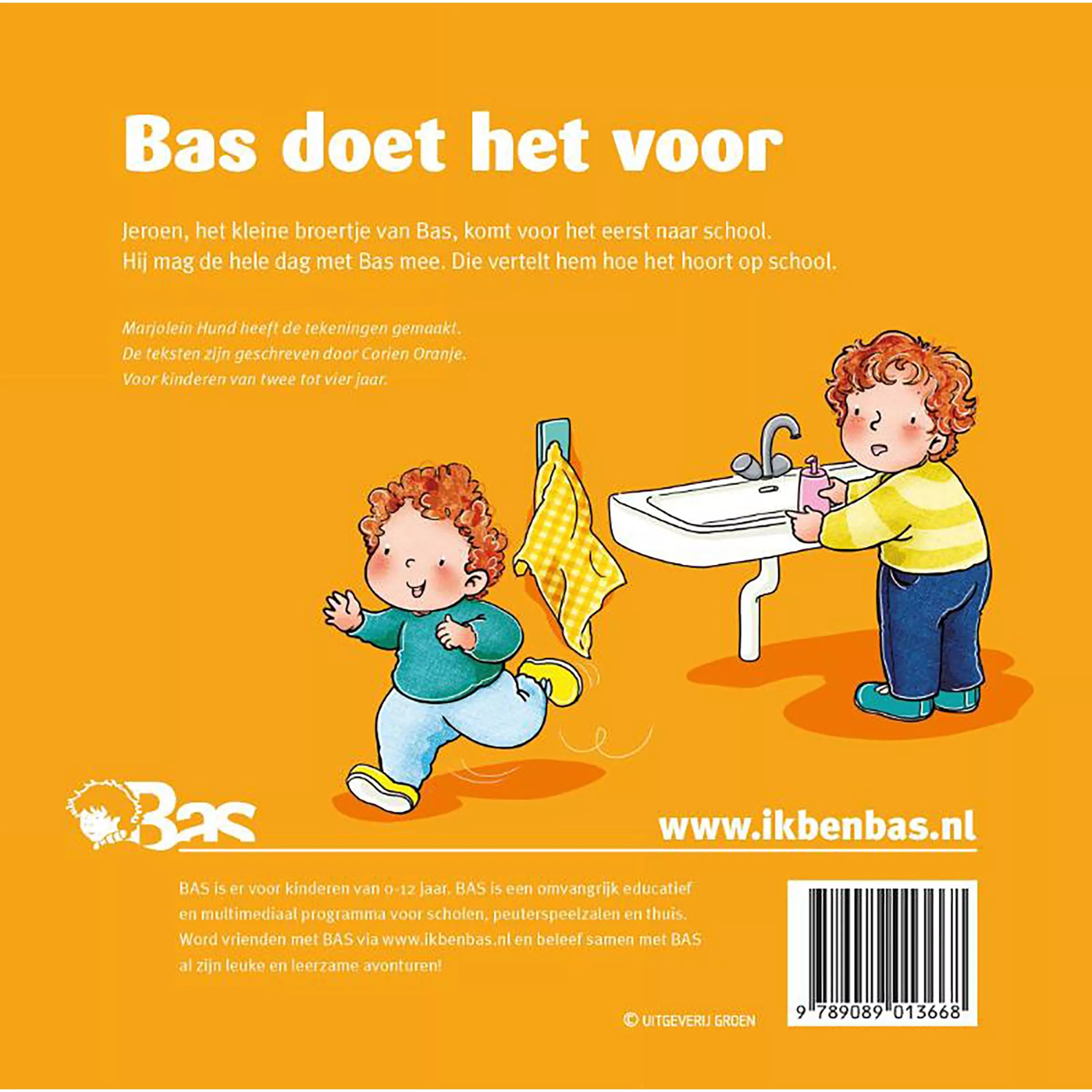 Bas doet het voor - Prentenboek
