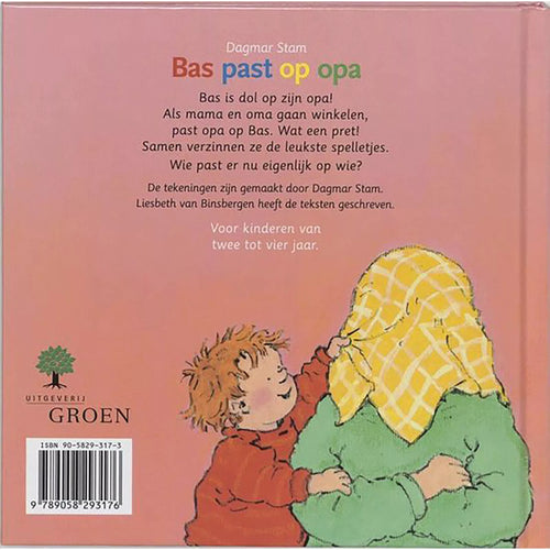 Bas past op opa - Prentenboek