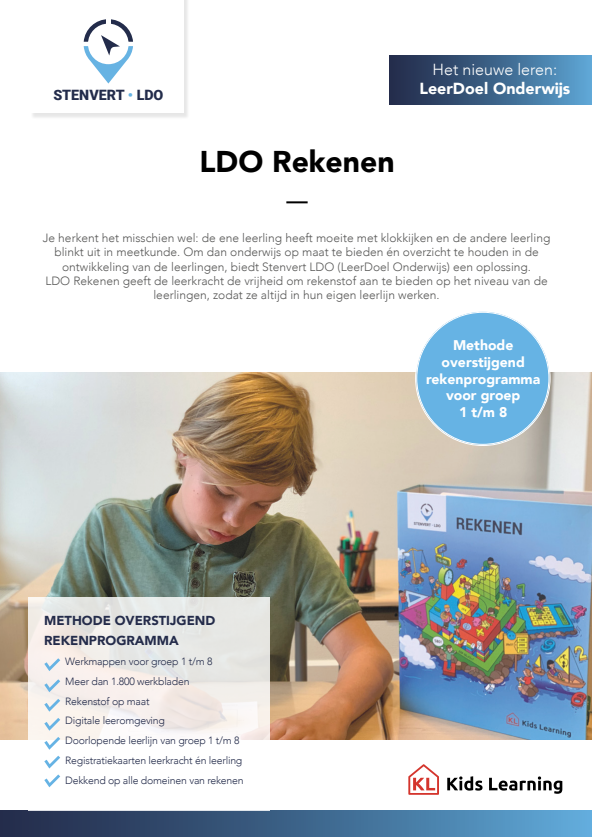 Brochure LDO Rekenen