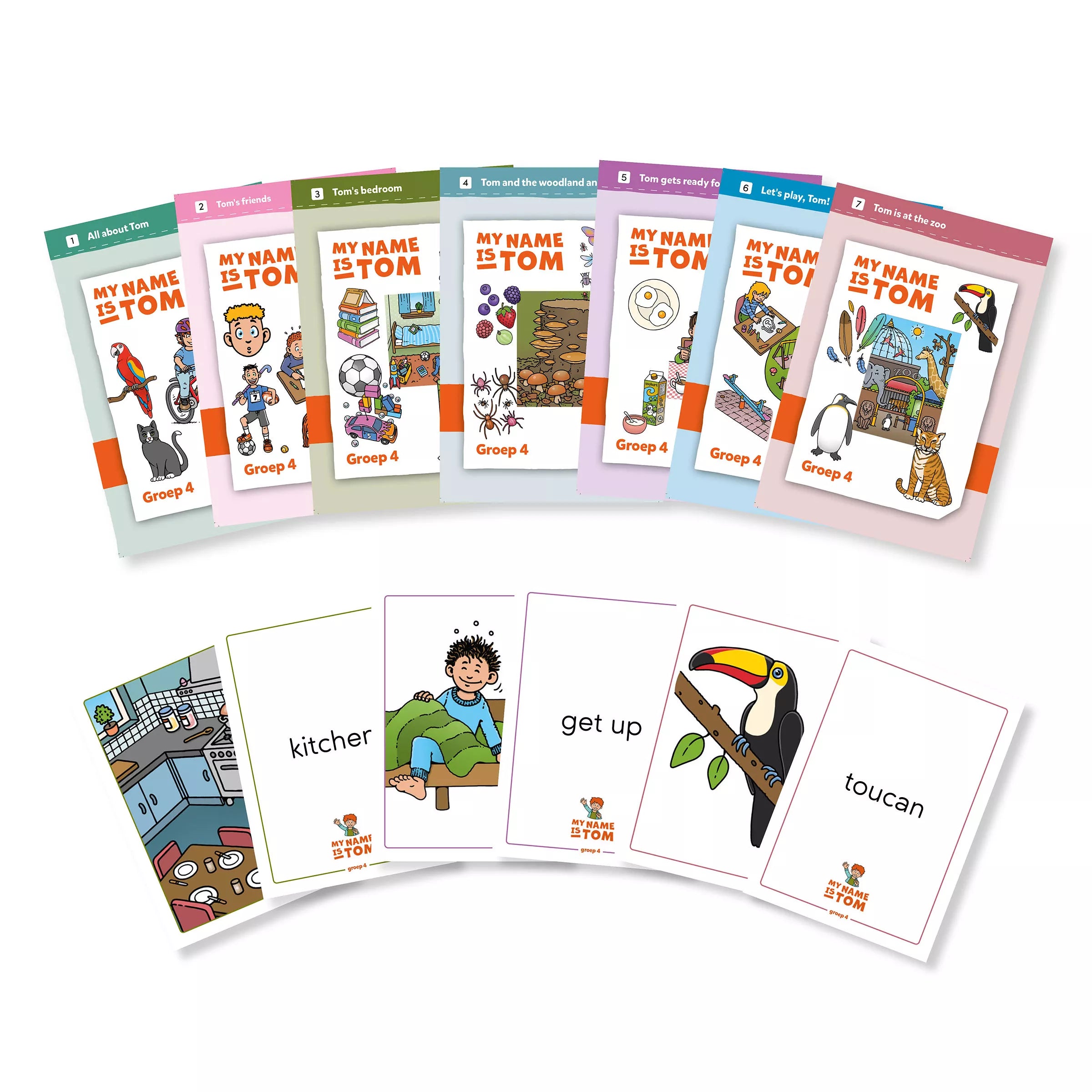 My name is Tom 2 - Flashcards 2de leerjaar