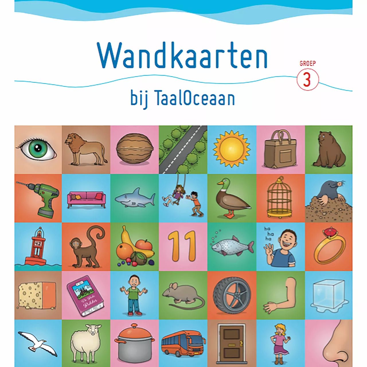 TaalOceaan - Set wandkaarten