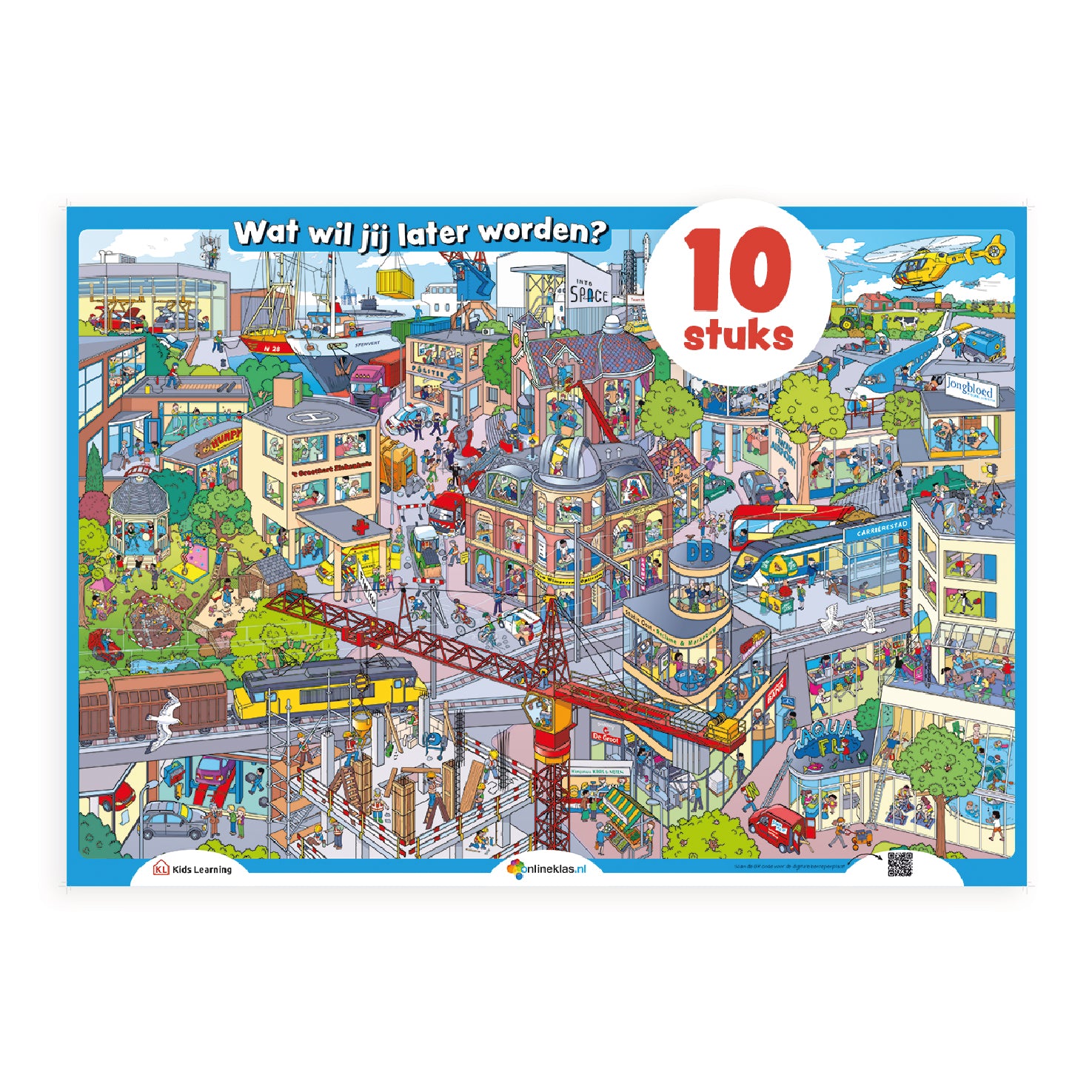 Beroepenplaat (10 stuks)